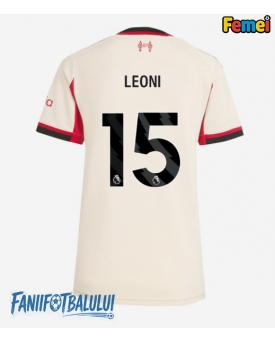 Liverpool Giovanni Leoni #15 Tricou Fotbal Replică 2025-26 Femei Deplasare